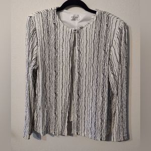 Holiday Glitter knit jacket and shell set Size Medium